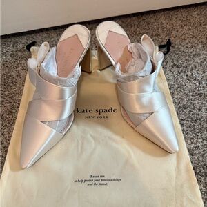 Kate Spade white heels. Bridal heels